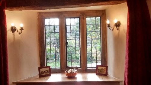 Looking out to the garden